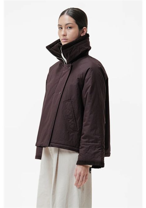 DUNO Giacca Corta Imbottita Maeva Donna Borgogna Ciliegia Oversize DUNO | Giubbotti | MAEVA CHIA611